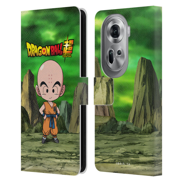Dragon Ball Super Characters Krillin Leather Book Wallet Case Cover For OPPO Reno11 Pro