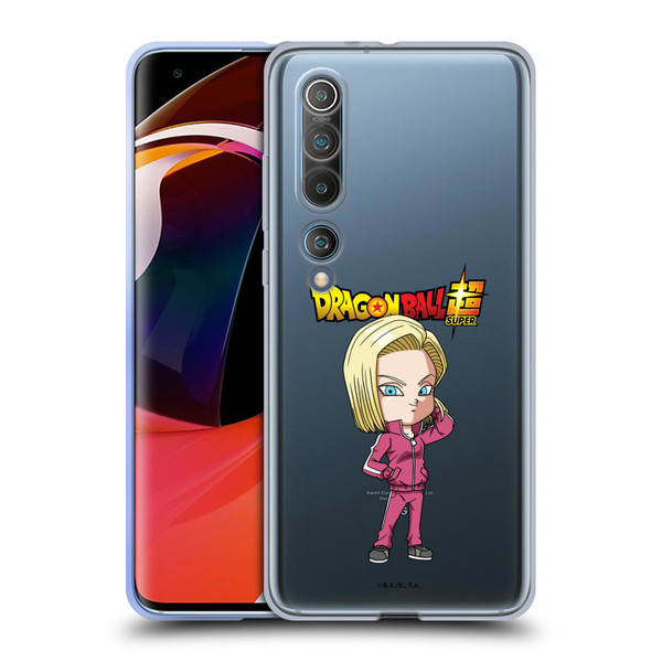 Dragon Ball Super Characters Android 18 Soft Gel Case for Xiaomi Mi 10 5G / Mi 10 Pro 5G