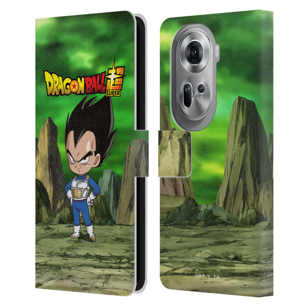 Dragon Ball Super Characters Vegeta Leather Book Wallet Case Cover For OPPO Reno11 Pro