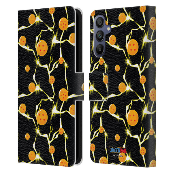 Dragon Ball Iconic Pattern Leather Book Wallet Case Cover For Samsung Galaxy A15