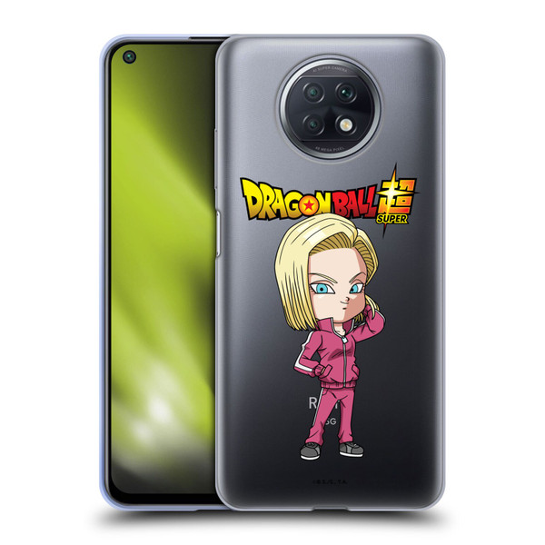 Dragon Ball Super Characters Android 18 Soft Gel Case for Xiaomi Redmi Note 9T 5G