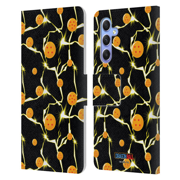 Dragon Ball Iconic Pattern Leather Book Wallet Case Cover For Samsung Galaxy A34 5G