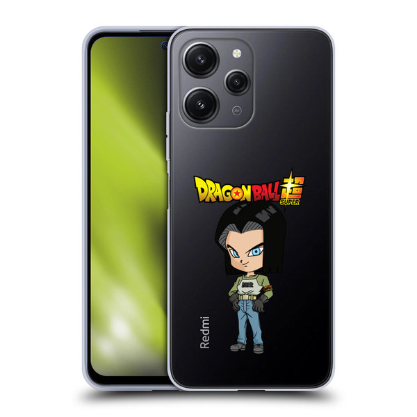 Dragon Ball Super Characters Android 17 Soft Gel Case for Xiaomi Redmi 12