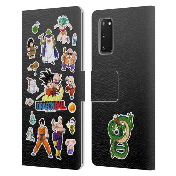 Dragon Ball Iconic Characters Collage Leather Book Wallet Case Cover For Samsung Galaxy S20 / S20 5G