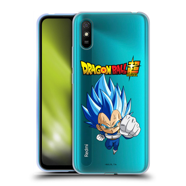 Dragon Ball Super Characters SSGSS Evolved Vegeta Soft Gel Case for Xiaomi Redmi 9A / Redmi 9AT