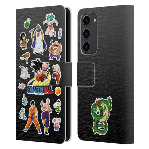 Dragon Ball Iconic Characters Collage Leather Book Wallet Case Cover For Samsung Galaxy S23+ 5G