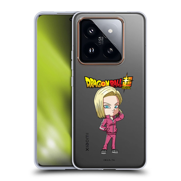 Dragon Ball Super Characters Android 18 Soft Gel Case for Xiaomi 14 Pro