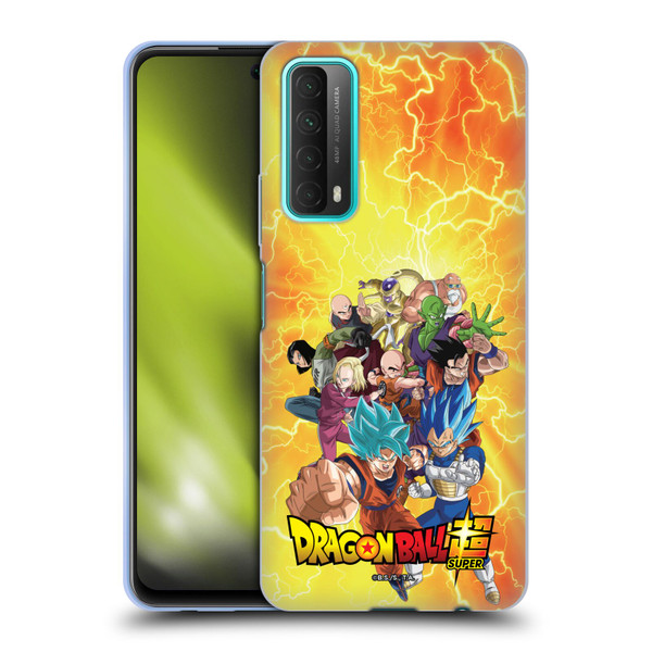 Dragon Ball Super Universe Survival Arc Universe 7 Group Soft Gel Case for Huawei P Smart (2021)
