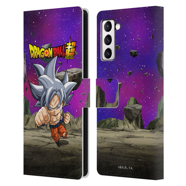 Dragon Ball Super Characters Ultra Instinct Goku Leather Book Wallet Case Cover For Samsung Galaxy S21+ 5G