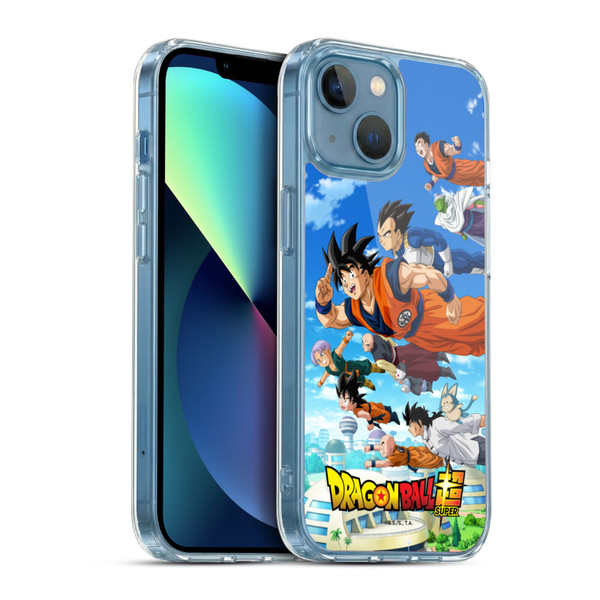 Dragon Ball Super Universe Survival Arc Group Soft Gel Case for Apple iPhone 13 Mini & MagSafe