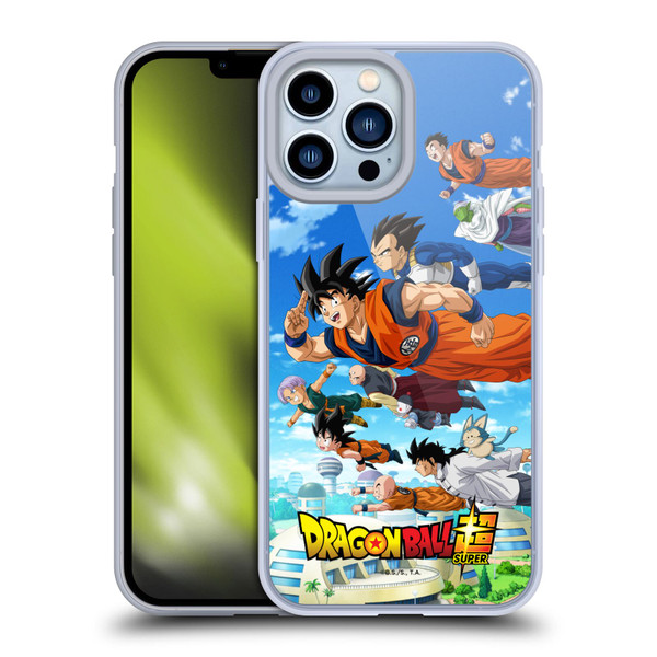 Dragon Ball Super Universe Survival Arc Group Soft Gel Case for Apple iPhone 13 Pro Max & MagSafe