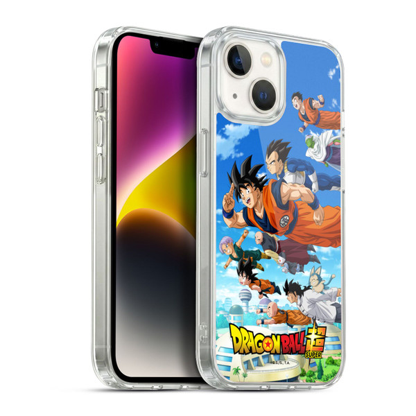 Dragon Ball Super Universe Survival Arc Group Soft Gel Case for Apple iPhone 14