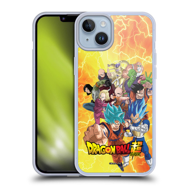 Dragon Ball Super Universe Survival Arc Universe 7 Group Soft Gel Case for Apple iPhone 14 Plus