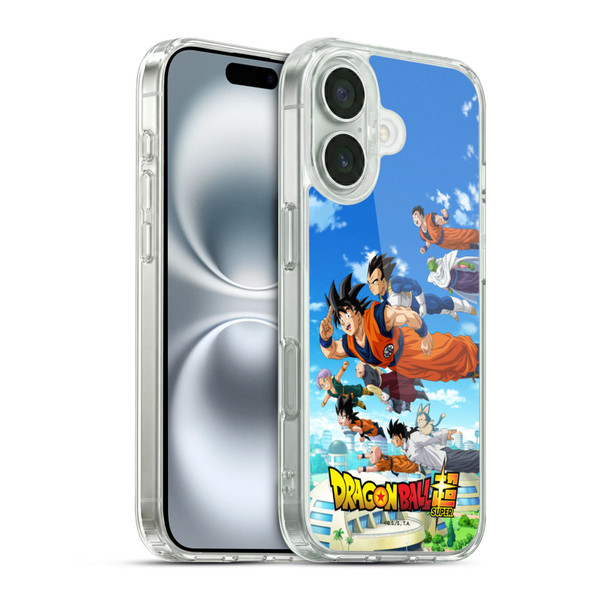 Dragon Ball Super Universe Survival Arc Group Soft Gel Case for Apple iPhone 16 & MagSafe