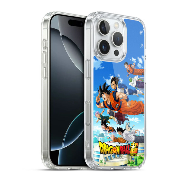 Dragon Ball Super Universe Survival Arc Group Soft Gel Case for Apple iPhone 16 Pro & MagSafe