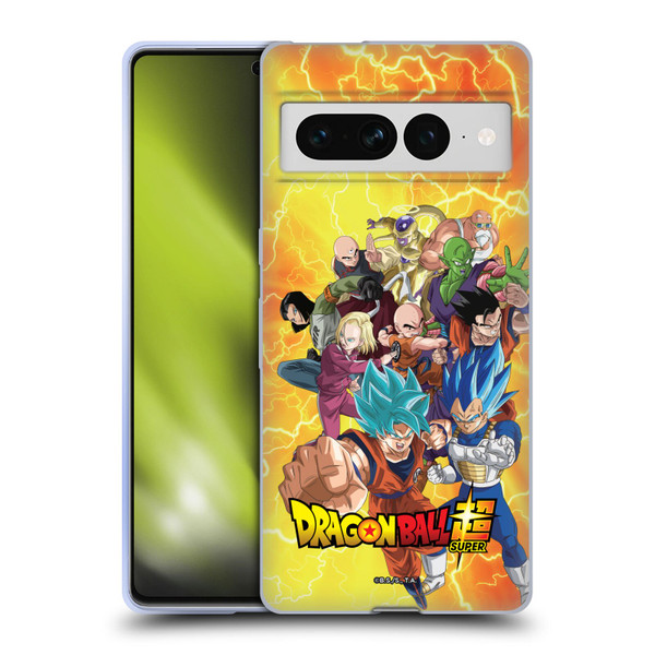 Dragon Ball Super Universe Survival Arc Universe 7 Group Soft Gel Case for Google Pixel 7 Pro
