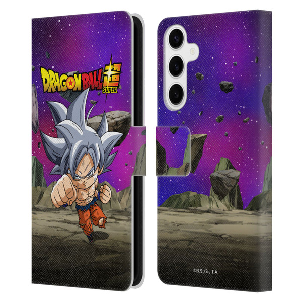 Dragon Ball Super Characters Ultra Instinct Goku Leather Book Wallet Case Cover For Samsung Galaxy S24+ 5G