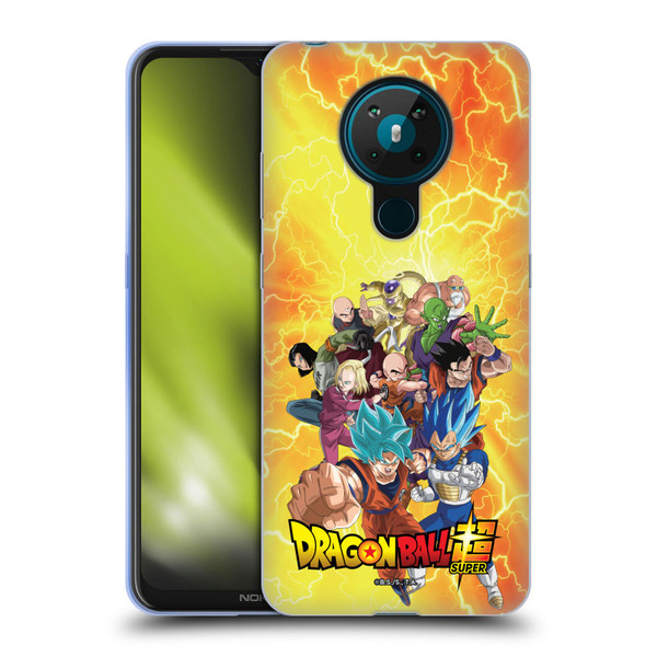 Dragon Ball Super Universe Survival Arc Universe 7 Group Soft Gel Case for Nokia 5.3
