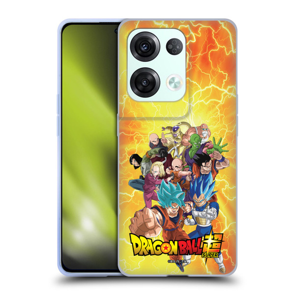 Dragon Ball Super Universe Survival Arc Universe 7 Group Soft Gel Case for OPPO Reno8 Pro