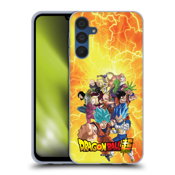 Dragon Ball Super Universe Survival Arc Universe 7 Group Soft Gel Case for Samsung Galaxy A15