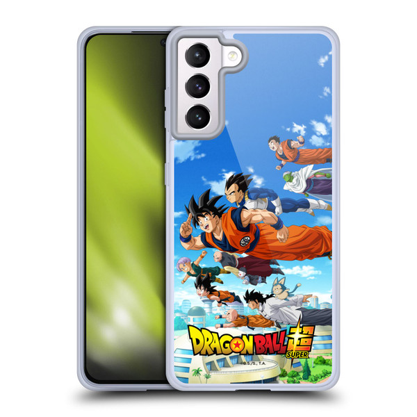 Dragon Ball Super Universe Survival Arc Group Soft Gel Case for Samsung Galaxy S21+ 5G & MagSafe