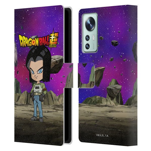 Dragon Ball Super Characters Android 17 Leather Book Wallet Case Cover For Xiaomi 12