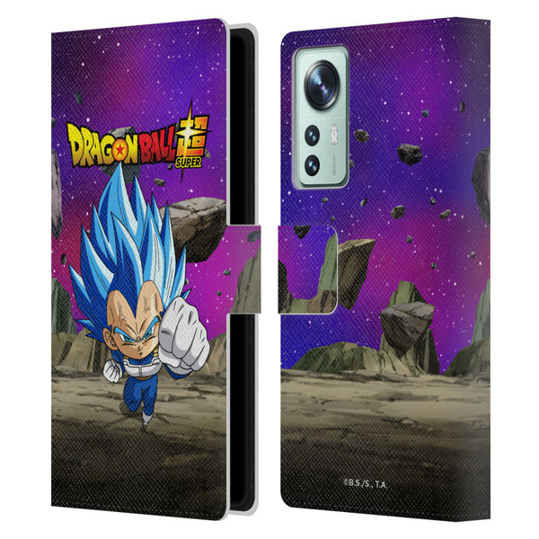 Dragon Ball Super Characters SSGSS Evolved Vegeta Leather Book Wallet Case Cover For Xiaomi 12