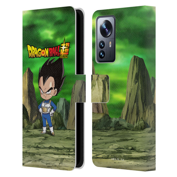 Dragon Ball Super Characters Vegeta Leather Book Wallet Case Cover For Xiaomi 12 Pro