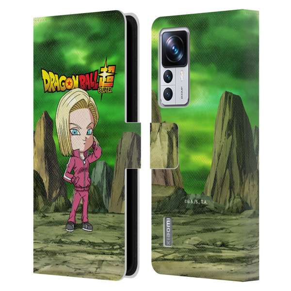 Dragon Ball Super Characters Android 18 Leather Book Wallet Case Cover For Xiaomi 12T Pro