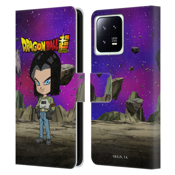 Dragon Ball Super Characters Android 17 Leather Book Wallet Case Cover For Xiaomi 13 5G