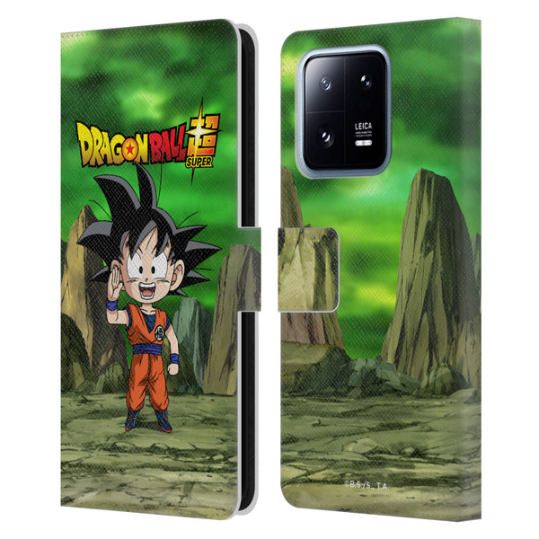 Dragon Ball Super Characters Goku Leather Book Wallet Case Cover For Xiaomi 13 Pro 5G
