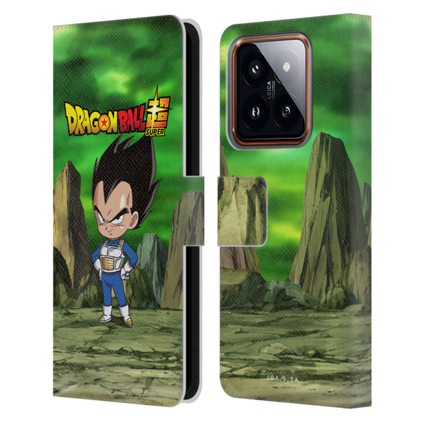 Dragon Ball Super Characters Vegeta Leather Book Wallet Case Cover For Xiaomi 14