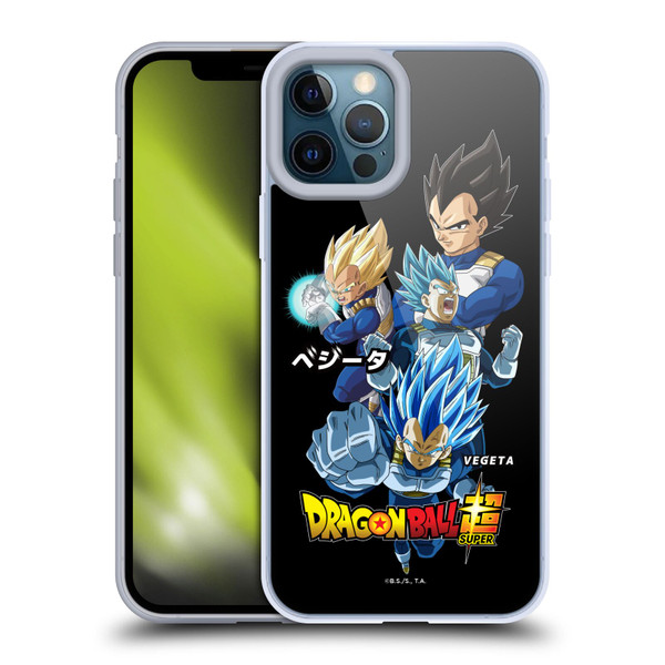 Dragon Ball Super Universe Survival Characters Vegeta Soft Gel Case for Apple iPhone 12 Pro Max