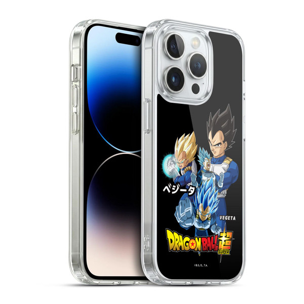 Dragon Ball Super Universe Survival Characters Vegeta Soft Gel Case for Apple iPhone 14 Pro & MagSafe