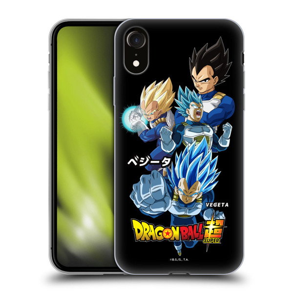 Dragon Ball Super Universe Survival Characters Vegeta Soft Gel Case for Apple iPhone XR