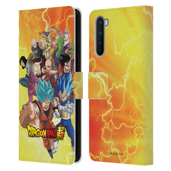 Dragon Ball Super Universe Survival Arc Universe 7 Group Leather Book Wallet Case Cover For OnePlus Nord 5G