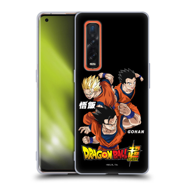 Dragon Ball Super Universe Survival Characters Gohan Soft Gel Case for OPPO Find X2 Pro 5G