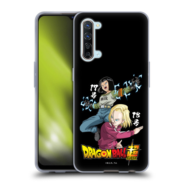 Dragon Ball Super Universe Survival Characters Android 17 & 18 Soft Gel Case for OPPO Find X2 Lite 5G