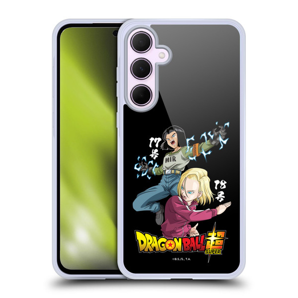Dragon Ball Super Universe Survival Characters Android 17 & 18 Soft Gel Case for Samsung Galaxy A35 5G