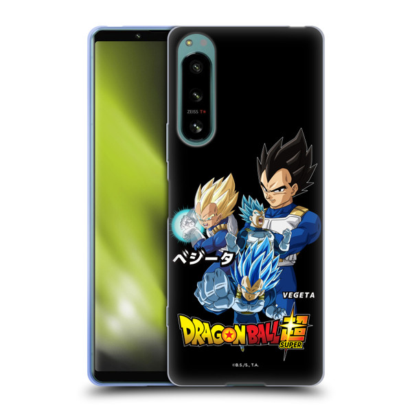 Dragon Ball Super Universe Survival Characters Vegeta Soft Gel Case for Sony Xperia 5 IV