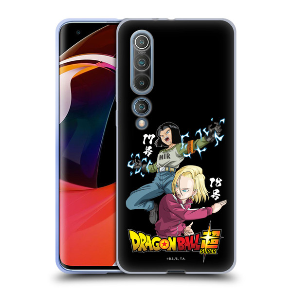 Dragon Ball Super Universe Survival Characters Android 17 & 18 Soft Gel Case for Xiaomi Mi 10 5G / Mi 10 Pro 5G