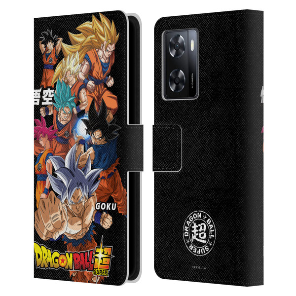 Dragon Ball Super Universe Survival Characters Goku Leather Book Wallet Case Cover For OPPO A57s