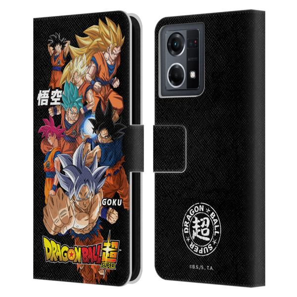 Dragon Ball Super Universe Survival Characters Goku Leather Book Wallet Case Cover For OPPO Reno8 4G
