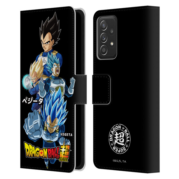 Dragon Ball Super Universe Survival Characters Vegeta Leather Book Wallet Case Cover For Samsung Galaxy A52 / A52s / 5G (2021)
