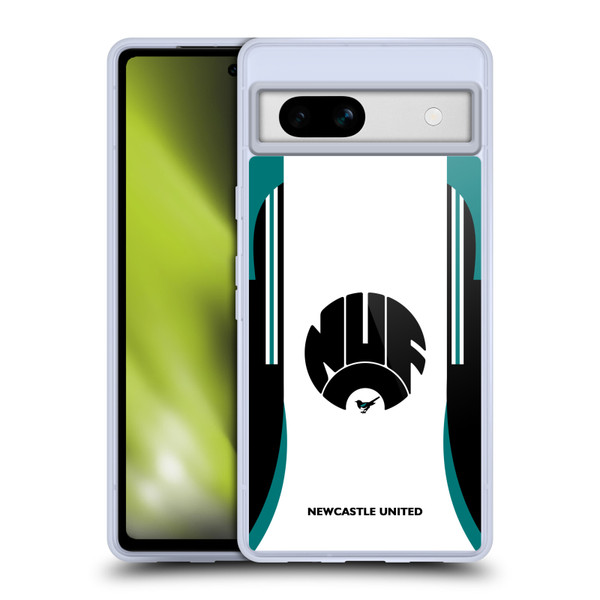 Newcastle United Football Club 2024/25 Crest Kit Third Soft Gel Case for Google Pixel 7a