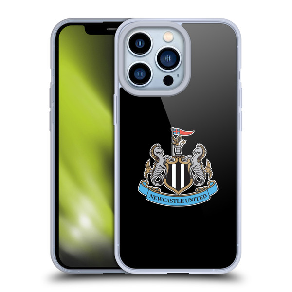 Newcastle United Football Club Crest Plain Soft Gel Case for Apple iPhone 13 Pro