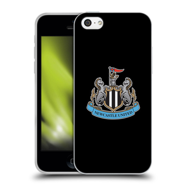 Newcastle United Football Club Crest Plain Soft Gel Case for Apple iPhone 5c