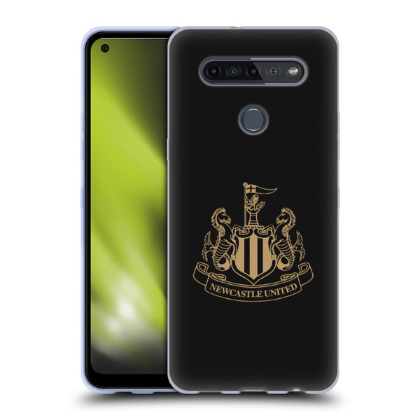 Newcastle United Football Club Crest Gold Soft Gel Case for LG K51S