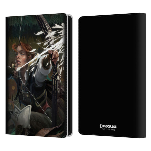 EA Bioware Dragon Age The Veilguard Graphics Harding Leather Book Wallet Case Cover For Amazon Kindle Paperwhite 5 (2021)