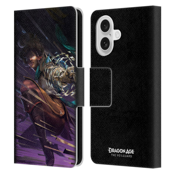 EA Bioware Dragon Age The Veilguard Graphics Bellara Leather Book Wallet Case Cover For Apple iPhone 16